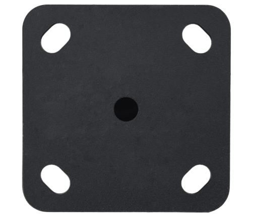 Base de sombrilla para mástil de Ø32/34/38 mm acero negro mate