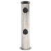 Base de sombrilla para mástil Ø38/48 mm acero inoxidable plata