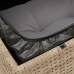 Juego de sofás jardín con cojines beige mezcla 7 pzas ratán PE