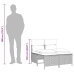 Set de muebles de jardín 5 pzas y cojines ratán sintético negro