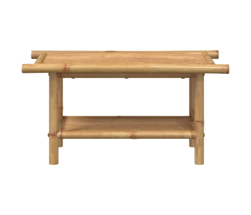Mesa de centro de bambú 70x40x35 cm