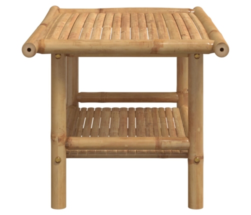 Mesa de centro de bambú 70x40x35 cm