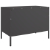 Mueble de TV acero negro 68x39x50,5 cm