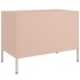 Mueble de TV acero rosa 68x39x50,5 cm