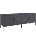 Muebles de TV 2 unidades acero gris antracita 68x39x50,5 cm