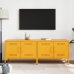 Muebles para TV 2 piezas acero amarillo mostaza 68x39x50,5 cm