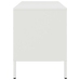 Mueble de TV de acero blanco 68x39x50,5 cm