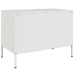 Mueble de TV de acero blanco 68x39x50,5 cm