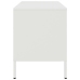 Muebles de TV 2 piezas acero blanco 68x39x50,5 cm