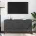 vidaXL Mueble para TV de acero negro 100,5x39x50,5 cm