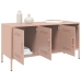 Mueble de TV de acero rosa 100,5x39x50,5 cm