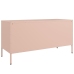 Mueble de TV de acero rosa 100,5x39x50,5 cm