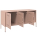 Mueble de TV de acero rosa 100,5x39x50,5 cm