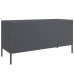 Mueble de TV de acero gris antracita 100,5x39x50,5 cm