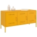 Mueble de TV de acero amarillo mostaza 100,5x39x50,5 cm