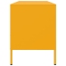 Mueble de TV de acero amarillo mostaza 100,5x39x50,5 cm