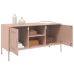 Mueble de TV de acero rosa 100,5x39x50,5 cm