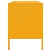 Mueble de TV de acero amarillo mostaza 100,5x39x50,5 cm