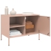 Muebles de TV 2 piezas acero rosa 68x39x50,5 cm