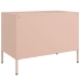 Muebles de TV 2 piezas acero rosa 68x39x50,5 cm