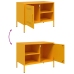 Muebles para TV 2 piezas acero amarillo mostaza 68x39x50,5 cm