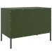 Muebles de TV 2 piezas acero verde oliva 68x39x50,5 cm