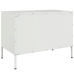 Mueble de TV de acero blanco 68x39x50,5 cm