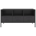 Mueble para TV acero negro 100,5x39x50,5 cm