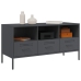 Mueble para TV acero gris antracita 100,5x39x50,5 cm