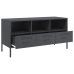 Mueble para TV acero gris antracita 100,5x39x50,5 cm