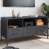 Mueble para TV acero gris antracita 100,5x39x50,5 cm