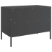 Mueble para TV acero negro 68x39x50,5 cm