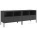 Muebles para TV 2 unidades acero negro 68x39x50,5 cm