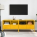 Muebles para TV 2 unidades acero amarillo mostaza 68x39x50,5 cm