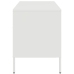 Mueble para TV acero blanco 68x39x50,5 cm