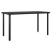 Set comedor de jardín 5 piezas y cojines ratán sintético marrón