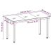 Set comedor de jardín 5 piezas y cojines ratán sintético marrón