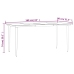 Set comedor de jardín 5 piezas con cojines ratán sintético gris