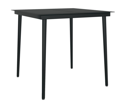 Set comedor de jardín 5 pzas con cojines ratán sintético beige