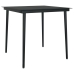 Set comedor de jardín 5 pzas con cojines ratán sintético beige