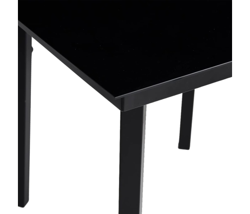 Set comedor de jardín 5 pzas con cojines ratán sintético beige