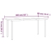 Set comedor de jardín 7 pzas con cojines ratán sintético beige