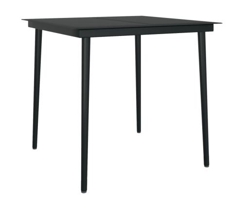 Set comedor de jardín 5 pzas con cojines ratán sintético beige