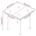 Set comedor de jardín 5 pzas con cojines ratán sintético beige