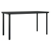 Set comedor de jardín 5 pzas cojines ratán sintético gris claro