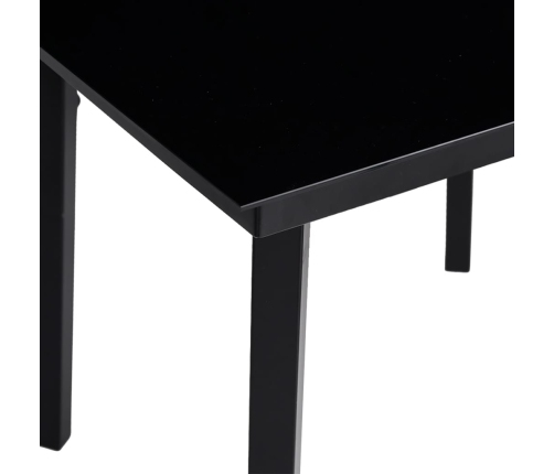 Set comedor de jardín 7 pzas con cojines ratán sintético marrón