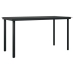 Set comedor de jardín 5 pzas cojines ratán sintético gris claro