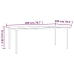 Set comedor de jardín 9 pzas cojines ratán sintético gris claro