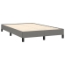 Estructura de cama sin colchón tela gris oscuro 120x190 cm