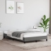 Estructura de cama sin colchón tela gris oscuro 120x190 cm